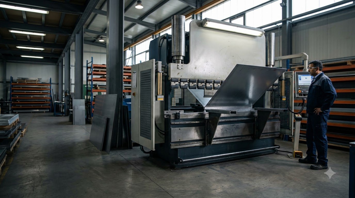 CNC Bending Operation at Planet Industries Factory