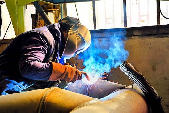 MIG Welding Setup mig1