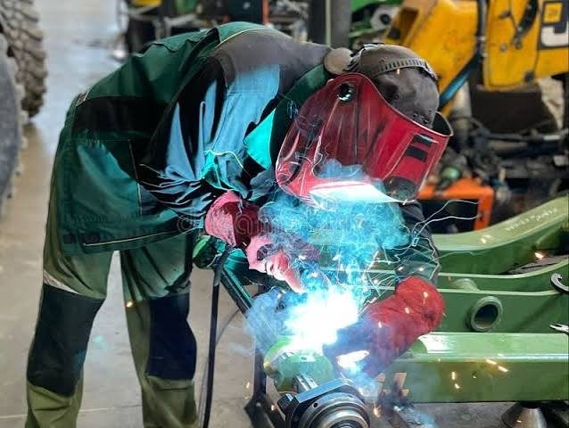 MIG Welding Setup mig2