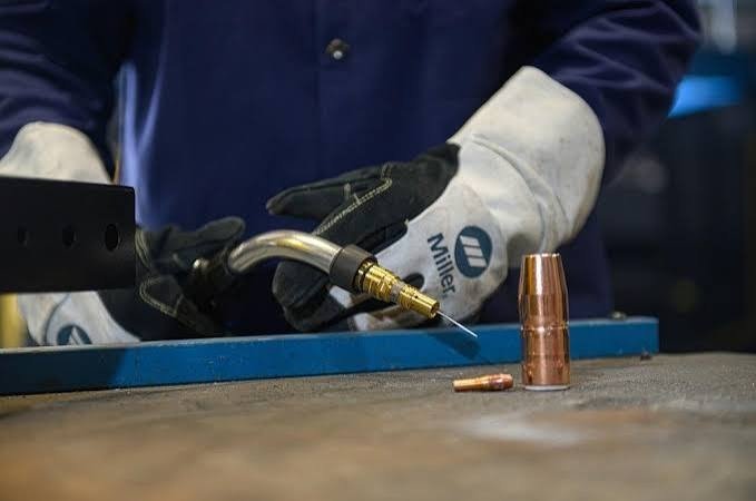 MIG Welding Setup mig4