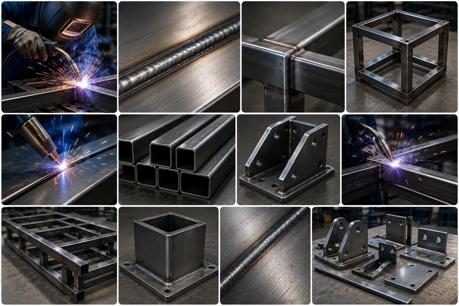 Heavy structural steel frames completed details Planet Industries
