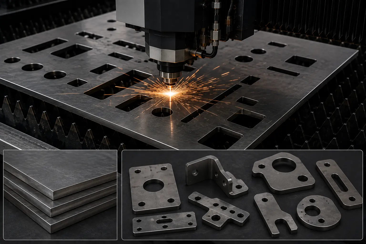 Mild Steel sheet metal cutting profile